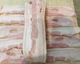 肉の日に♡ミートローフのベーコン巻き作り方4写真