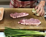 豚肉のごましおステーキ作り方2写真