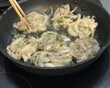 豚肉とたまねぎのごましおかき揚げ作り方4写真
