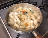 うまみ満点!はんぺんと卵のふわふわスープ作り方9写真