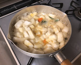 うまみ満点！はんぺんと卵のふわふわスープ作り方9写真