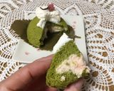 桜と抹茶の小さなケーキ作り方14写真