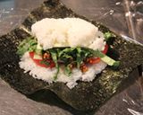 春レタスのタコライスおにぎらず作り方4写真