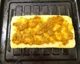 サクッ＆とろ～り！油揚げピザ（カレー）作り方2写真