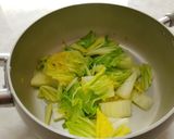 白菜と貝柱の中華スープ☆キヌア入り作り方3写真