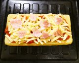 サクッ＆とろ～り！ミートソース油揚げピザ作り方3写真
