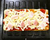 サクッ＆とろ～り！油揚げピザ（ベーコン）作り方3写真
