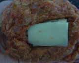 鉄板チーズインハンバーグ野菜添え作り方3写真