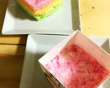 お雛様 カラフルご飯 de ひし餅ケーキ作り方4写真