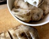 レンコンと椎茸の煮物作り方1写真