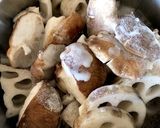 レンコンと椎茸の煮物作り方4写真