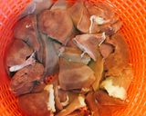 ❄︎焼肉のタレ❤️鶏肝レバーの甘辛煮❄︎作り方1写真