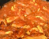 千切チキン・オニオン＆トマトソースパスタ作り方3写真