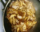 蓮根と椎茸の和風パスタ作り方5写真