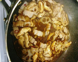 蓮根と椎茸の和風パスタ作り方5写真