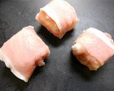 簡単！コロッケリメイク☆チーズ肉巻き作り方2写真