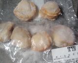 蒸しホタテとオリーブオイルと醤油で肴を作り方1写真
