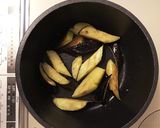 鶏となすの梅煮込み作り方6写真