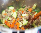 炒めるだけでコクうま★野菜の塩そぼろ丼♡作り方3写真