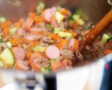 炒めるだけでコクうま★野菜の塩そぼろ丼♡作り方4写真