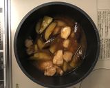 鶏となすの梅煮込み作り方8写真