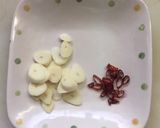 塩サバ ペペロンチーノ パスタ作り方2写真