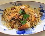 塩サバ ペペロンチーノ パスタ作り方15写真