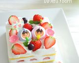 ひな祭りに＾＾簡単デコレーションケーキ作り方22写真