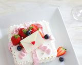 ひな祭りに＾＾簡単デコレーションケーキ作り方23写真