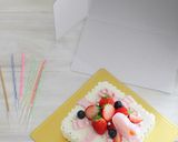 ひな祭りに＾＾簡単デコレーションケーキ作り方24写真