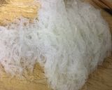 春雨と砂肝の黒酢和え〜花椒風味〜作り方1写真