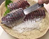 大名おろし!あじの三枚おろし〜刺身作り方13写真