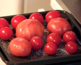 ハーフ(焼き)ドライトマト作り方1写真
