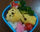 ちゅっちゅっちゅー☆オムライス弁当作り方3写真