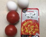 トマたま丼作り方1写真