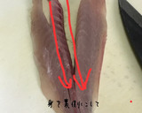 釣りたて鯵のさばき方（お刺身用+フライ）作り方16写真