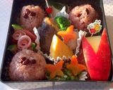 ひな祭り 大人可愛い おにぎりデコ弁当作り方7写真