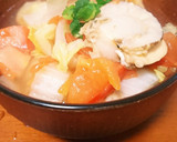 【減量中】ホタテとトマトのスープ作り方5写真