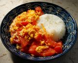 トマたま丼作り方5写真