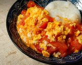 トマたま丼作り方6写真
