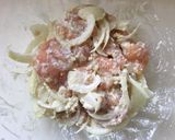 レンジで♪鶏胸肉の酒粕ココナッツソース作り方3写真