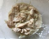 レンジで♪鶏胸肉の酒粕ココナッツソース作り方4写真