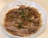 レンジで簡単、豚バラもやしのレンジ蒸し２作り方8写真
