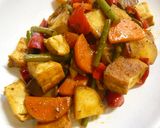 厚揚げの華麗なハニー♪酢じょう油炒め作り方5写真