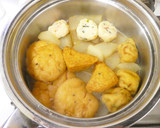 ほっとする味。がんもどきと大根の煮物作り方4写真