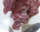 ふきのとうで酢豚作り方2写真