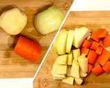 家にあるものでOK☆野菜とお肉の甘辛煮作り方1写真