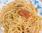 簡単♪明太バター醤油パスタ作り方5写真