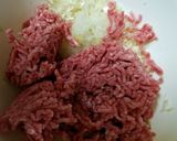 キノコ入ピーマンカップの肉詰め作り方1写真