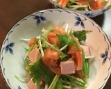 簡単!トマトと水菜のサラダ作り方5写真